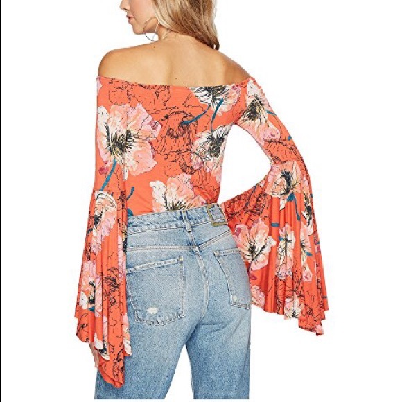 Printed bird of paradise Top - Picture 3 of 6